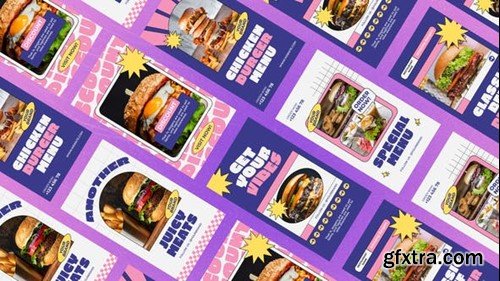Videohive Crevis Burger Shop Instagram Reel 47193199
