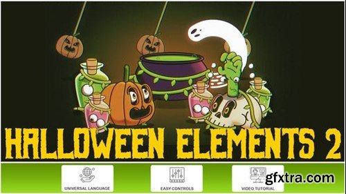 Videohive Halloween Elements 2 47211616