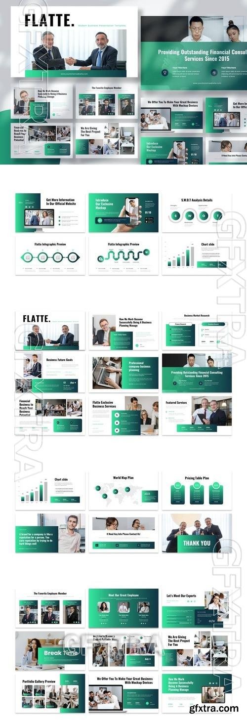 Flatte - Business PowerPoint, Keynote and Google Slides Template