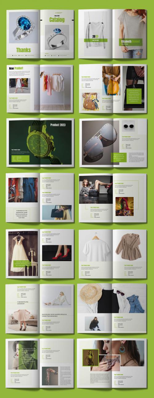Fashion Catalogue Design Template 582631610