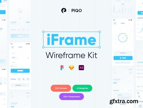 iFrame Wireframe Kit Ui8.net