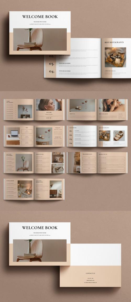 Welcome Book Template Landscape 572179244