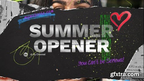 Videohive Summer Ripped Opener 47225053