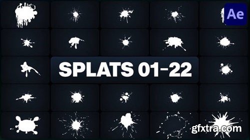Videohive Splats Elements for After Effects 47244714