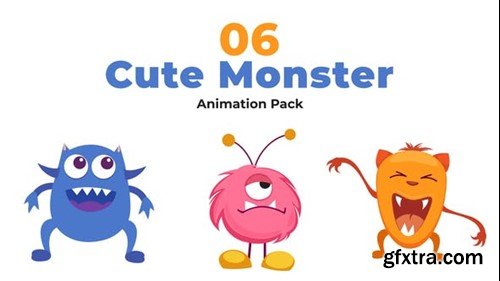 Videohive Cute Monster Character Animation 47281578
