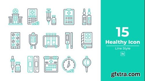 Videohive Health Icon After Effect 45872652