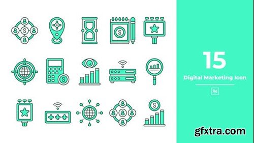 Videohive Digital Marketing Icon After Effect 46116872