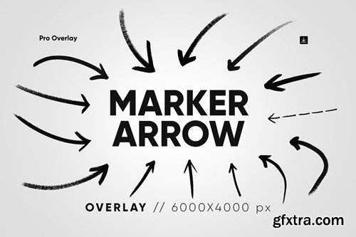 100 Marker Arrow Overlay EZKK2QT