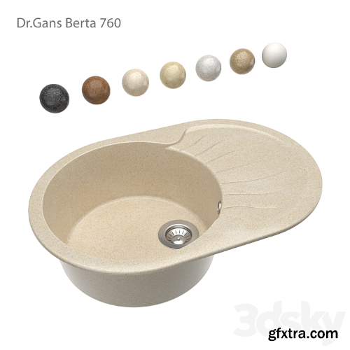 Kitchen sink Dr. Gans Berta760 OM