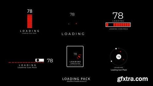 Videohive Loading Icon Pack 4 47319762