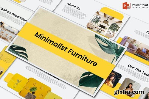 minimalist furniture presentation template T8RE39G