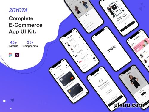 Zoyota | eCommerce App UI Kit Ui8.net