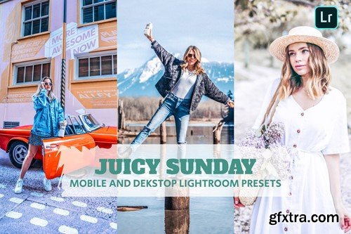 Juicy Sunday Lightroom Presets Dekstop and Mobile 2CZ5ENN