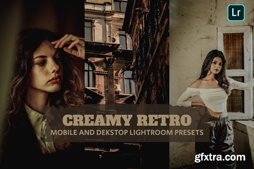 Creamy Retro Lightroom Presets Dekstop and Mobile DMJTMNW