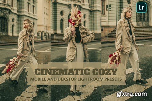 Cinematic Cozy Lightroom Presets Dekstop Mobile FL4XQTB