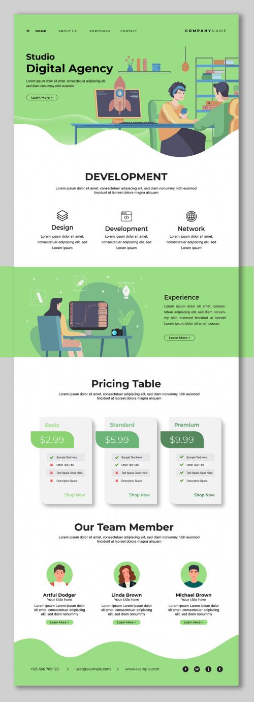Email Newsletter Design Template 581023132