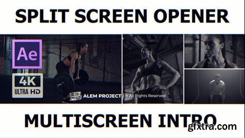 Videohive Split Screen Opener - Multiscreen Intro - Promo 47362287