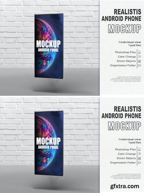 Android Phone Mockup 3SGUZ7U