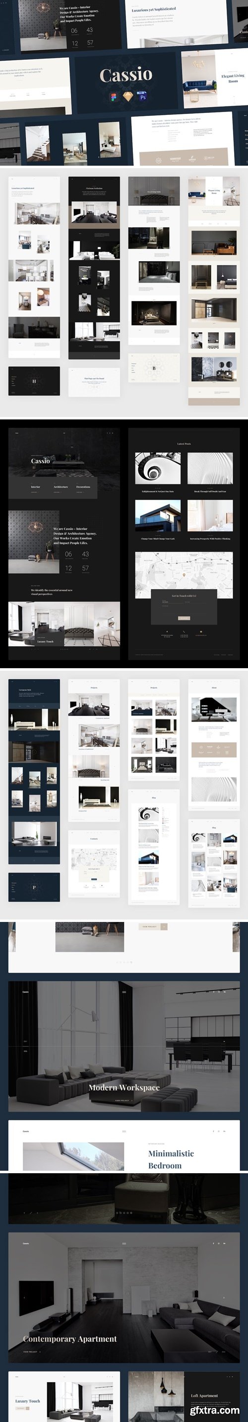 Cassio – Architect Portfolio Design Template 4K3UQN9