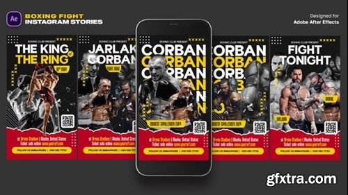Videohive Boxing Fight Instagram Stories 47367207