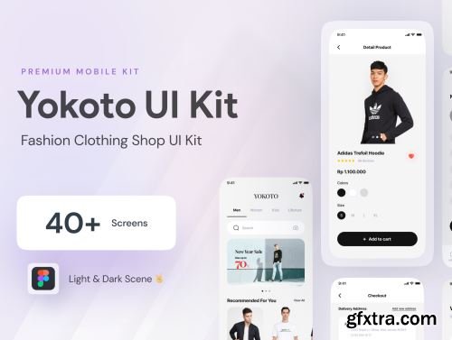 Yokoto - Fashion Clothing UI Kit Ui8.net