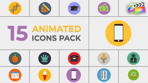Videohive - Icons Pack for FCPX - 47381621