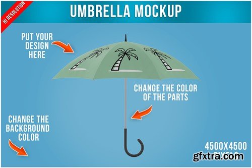 Umbrella Mockup HPJMP9E