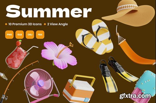 Summer 3D Icon JZ72NRP