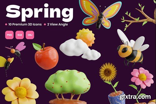 Spring 3D Icon GQTT3SX