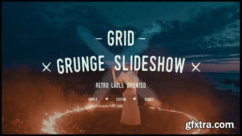 Videohive Urban Grunge Grid Slideshow 47362100