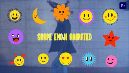 Videohive - Funny Emoji Elements Animation Scene Template - 47353989