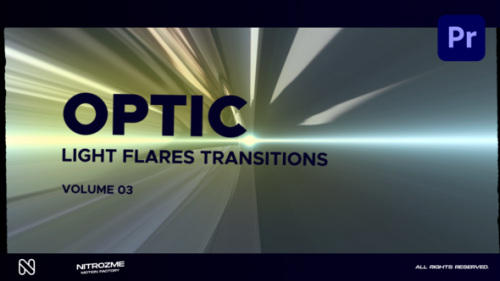 Videohive - Optic Light Flares Transitions Vol. 03 for Premiere Pro - 47398349