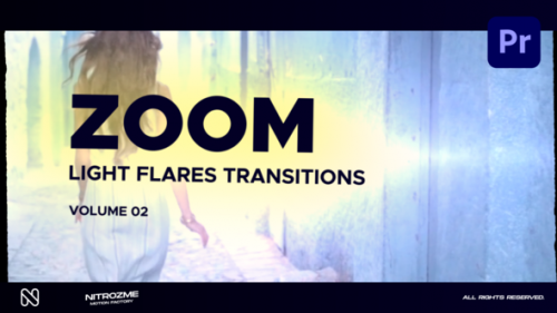 Videohive - Light Flares Zoom Transitions Vol. 02 for Premiere Pro - 47398608