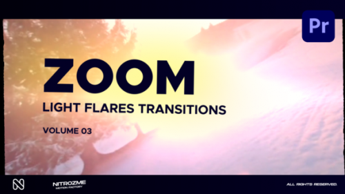 Videohive - Light Flares Zoom Transitions Vol. 03 for Premiere Pro - 47398726