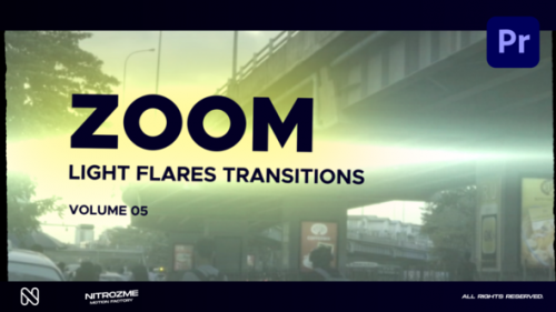 Videohive - Light Flares Zoom Transitions Vol. 05 for Premiere Pro - 47398787