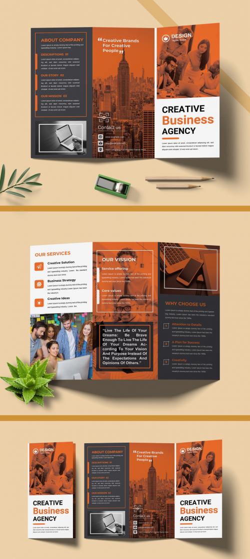 Creative Business Trifold Brochure Design Template 582361741