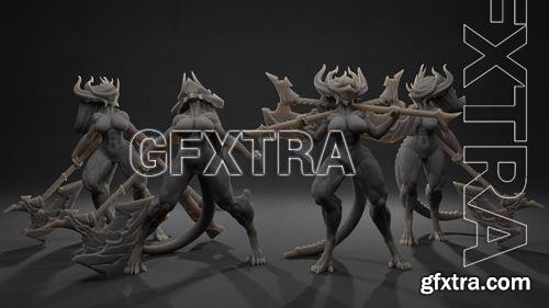 Warrior Demon – 3D Print Model