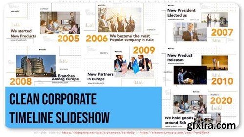 Videohive Original Timeline Corporate Slideshow 47396124