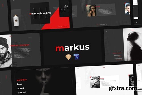 Markus – Creative Fullscreen Design Template T8X8U7V