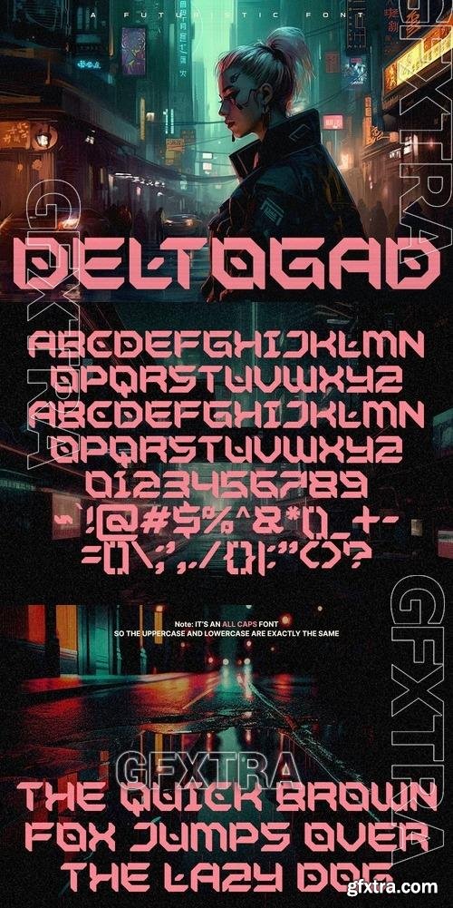 Deltogad - Futuristic Fonts LZQNGRV