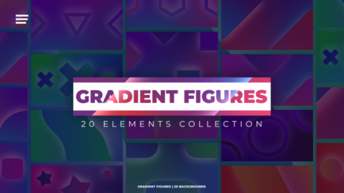 Videohive - Gradient Figures Backgrounds | Premiere Pro - 47385500