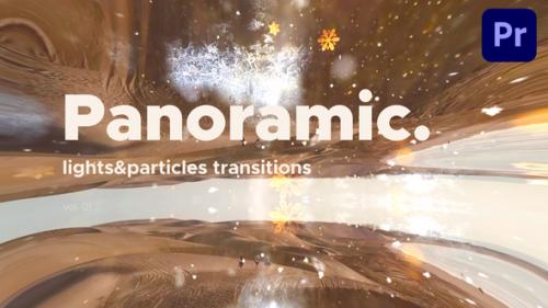 Videohive - Lights & Particles Panoramic Transitions for Premiere Pro Vol. 01 - 47411072