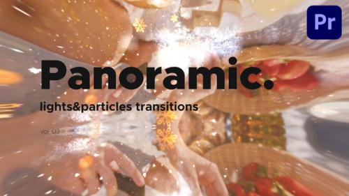 Videohive - Lights & Particles Panoramic Transitions for Premiere Pro Vol. 03 - 47411118