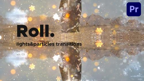 Videohive - Lights & Particles Roll Transitions for Premiere Pro Vol. 03 - 47411202