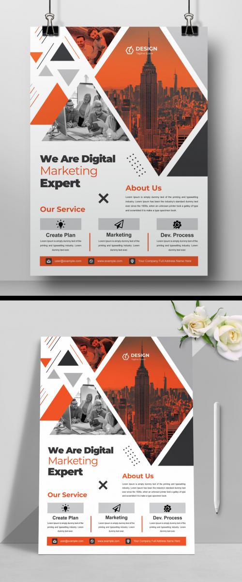 Marketing Expert Flyer Design Template 582361926