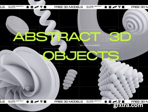 20 Free 3D Abstract Shapes Ui8.net