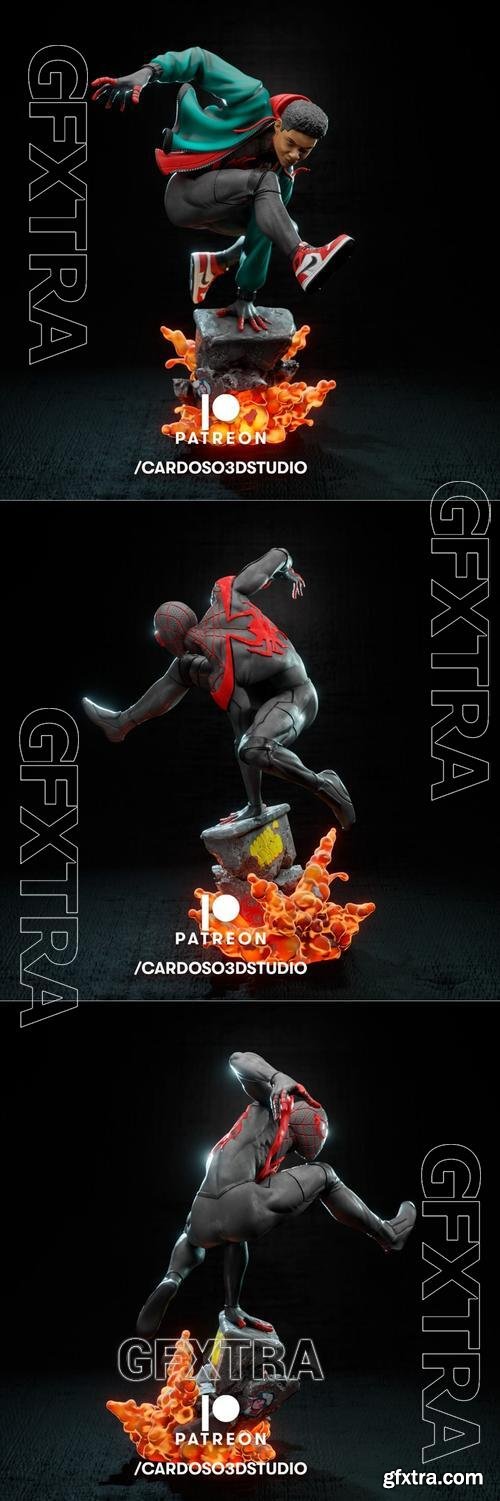 Ca 3d Studios - Spiderman - Miles Morales – 3D Print Model