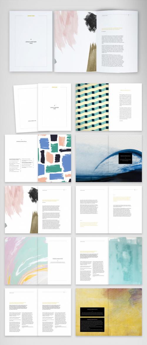 Modern Annual Review Layout 593486080