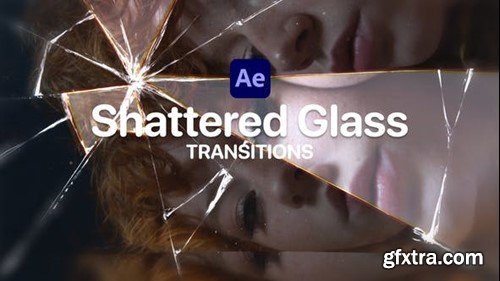Videohive Shattered Glass Transitions for After Effects 47441732