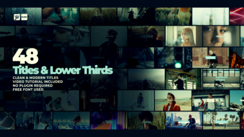 Videohive - Titles & Lower Thirds - 47420969